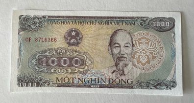 Vietnam 1000 Dong 1988 Banknote