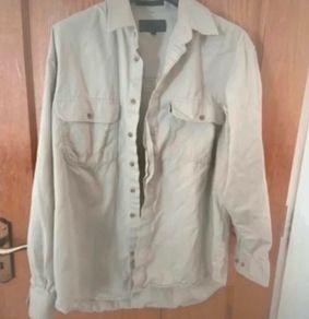 beige shirt 100 pc cotton by4u size medium