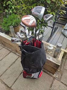 Golf bag and trolley