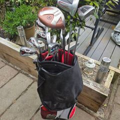Golf bag and trolley