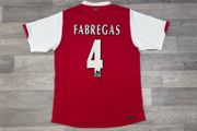 Genuine Vintage 2006 Nike Arsenal London Cesc Fabregas Hone Jersey Shirt Mens Small