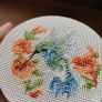 Handmade Cross Stitch Embroided Display Coasters Image 6