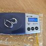9ct White Gold Double Hoop Earrings /Mint Cond Image 5