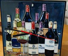 Rare Wine Cellar Quartz Clock