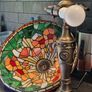 Field Poppy Tiffany Table Lamp Image 9