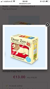 Brand new: Dear Zoo Book and Puzzle Blocks