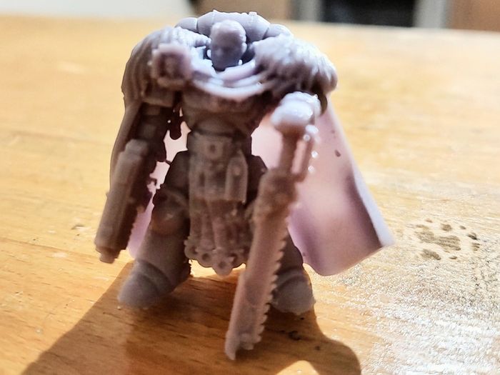 3D printed Titus proxy for Warhammer 40k
