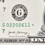2017 A Chicago Star Note 1 Dollar Washington Bill G02202611 STAR Image 3