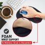Mouse Mat Black Anti-slip Comfort Mouse Pad Mat With Gel Foam Rest Wrist Support For Pc Laptop - Compatible With Laser And Optical Mice Image 7