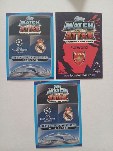 Match Attax 100 Club Cards 2016/17 - Ronaldo, Modric & Sanchez
