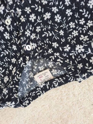 Zara Flower black blouse 8-9
