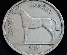 Ireland - 1963 - Half Crown - Horse - KM.16a - [660]