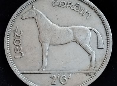Ireland - 1963 - Half Crown - Horse - KM.16a - [660]