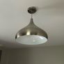 Brushed steel lamp Image 4
