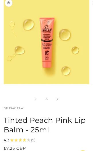 4 Euro Each!! - Brand New Dr. Paw Paw - Multi-Use - 4 In 1s - Size - Large 25ml - RP - 10.00 - Each