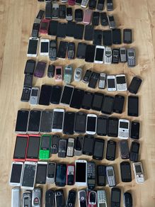 old phones 110 pieces all makes