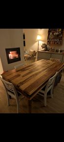 Rustic solid wood table