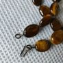 Vintage Tiger eye stones necklace Image 2