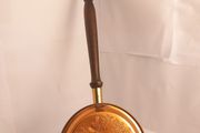Copper  Bed Warmer 1940 vintage antique great gift present display decor shop memorabilia art deco unique  mahogany handel