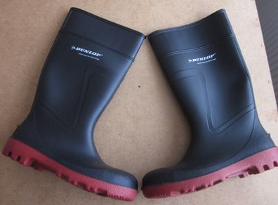 Dunlop Acifort Warwick Black Wellies Safety Boots S7 New