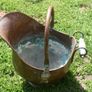 Antique copper flower pot Image 5