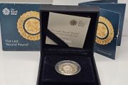 Royal Mint 2016 Silver Proof The Last Round Pound Coin in Original Holder with COA