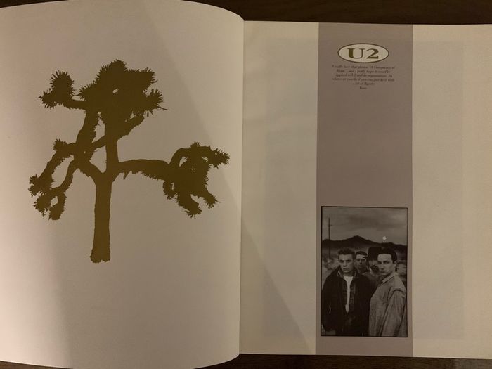 U2 - The Joshua Tree 1987 Original Tour Programme