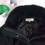 Karen Millen cape Coat with Fur UK 10 Image 4