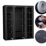 BRAND NEW Clothes Storage Organizer Shelf With Rack Non-Woven Fabrics Portable Bedroom Furniture 175x150x45cm Image 4