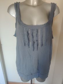 Ann Taylor Loft grey top size XL UK16/18 EU44/46 Postage included