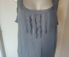 Ann Taylor Loft grey top size XL UK16/18 EU44/46 Postage included