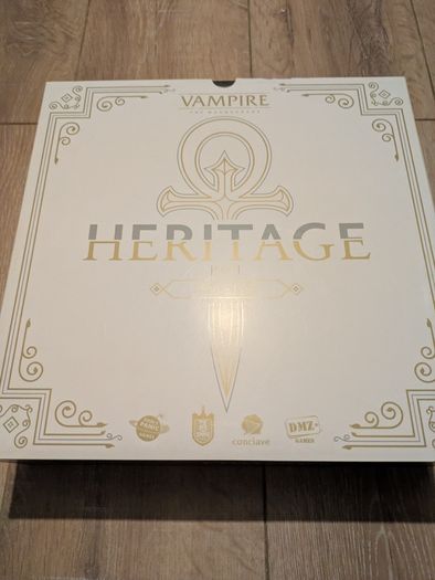 Vampire The Masquerade Heritage Kickstarter Legacy Board Game Complete