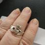 SILVER Claddagh Ring hand made in Ireland Image 7