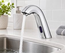 Touchless automatic sensor chrome tap