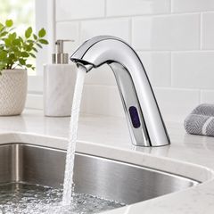 Touchless automatic sensor chrome tap