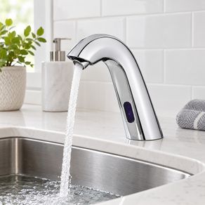 Touchless automatic sensor chrome tap