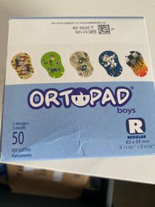 Kids eye patches for occlusion (lazy eye)