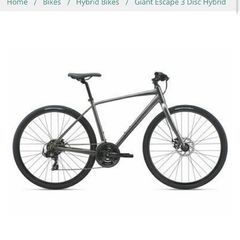 giant escape hybrid bike