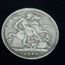 1890 Queen Victoria Silver Crown Coin Image 2