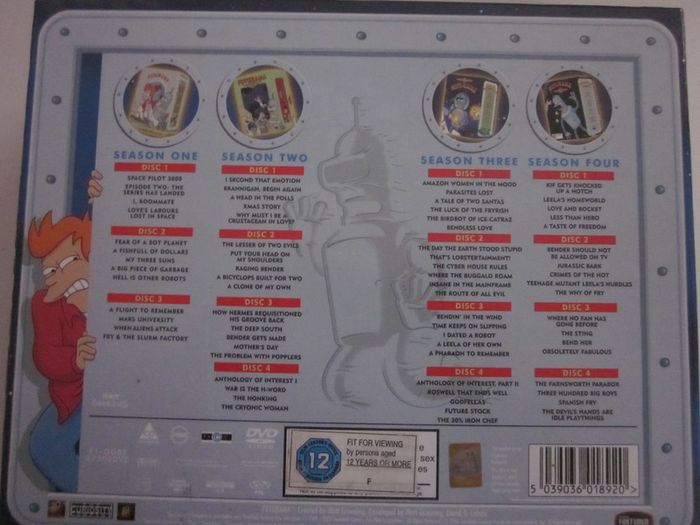 Futurama The Complete Collection 15 DVD  Set