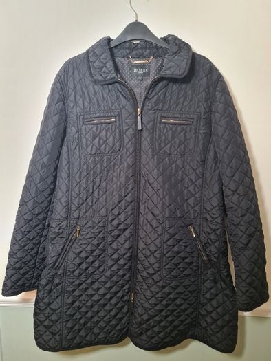 womens HOBBS LONDON QUILTED puffer jacket coat Size UK 14