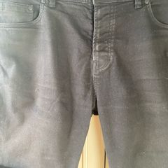 Next Black regular Fit Stretch Denim Shorts waist 36