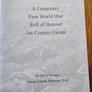 A First World War Centenary  Roll Of Honour For County Cavan. By Michael Finnegan. First Edition Large Volume Hardback In Very Good Condition.  See Photos For Same. Image 6