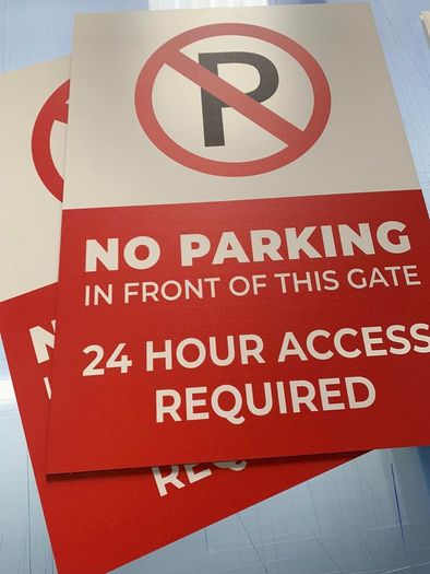 Signs printing on metal and plastic any size any sign