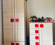 Kids Bedroom Furniture Wardrobe and Chest of Drawer Set Boy Bedroom Furniture Boys Room