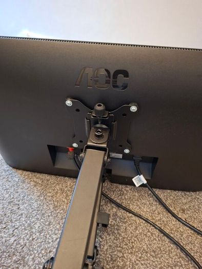 Monitor and 2 arm monitor stand