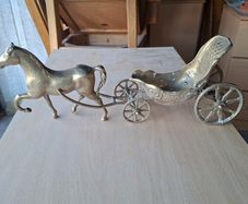 Brass horse
