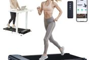 Walking Pad, Under Desk Treadmill with Incline, Working Walking Jogging Machine for Home Office, 265 Lbs Capacity 2.5HP Portable Walking Pad