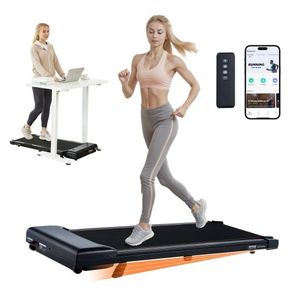 Walking Pad, Under Desk Treadmill with Incline, Working Walking Jogging Machine for Home Office, 265 Lbs Capacity 2.5HP Portable Walking Pad