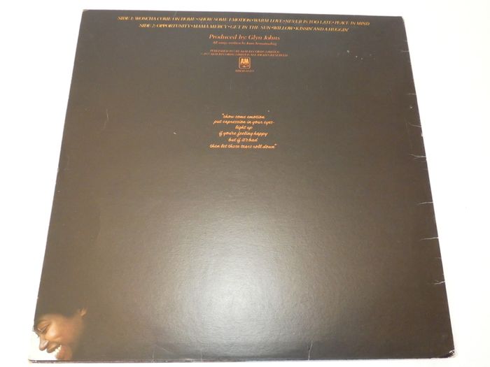 Joan Armatrading Show Some Emotion Uk Pressing 1977 Lp